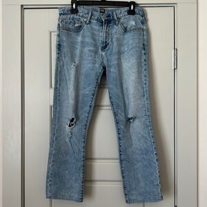 GAP distressed ripped jeans‎ skinny Sz 30